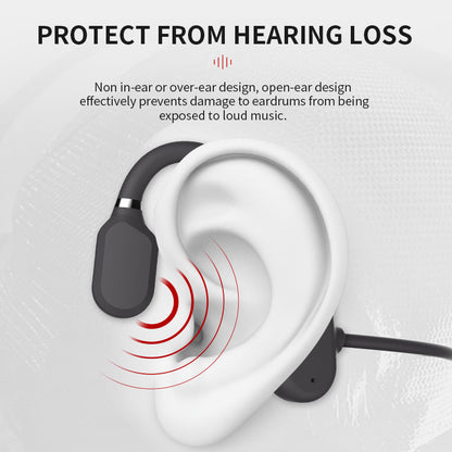 New Waterproof Bone Conduction Headphones Stereo Bluetooth