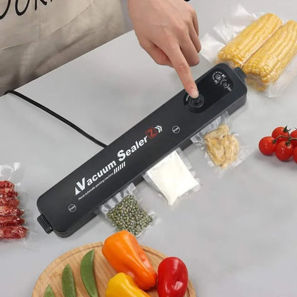 Electric Home Kitchen Food Saver Vacuum Bag Sealer Packing