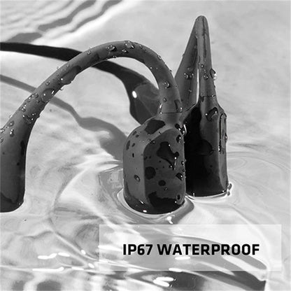 New Waterproof Bone Conduction Headphones Stereo Bluetooth