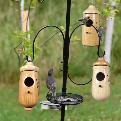 Wooden Hummingbird House