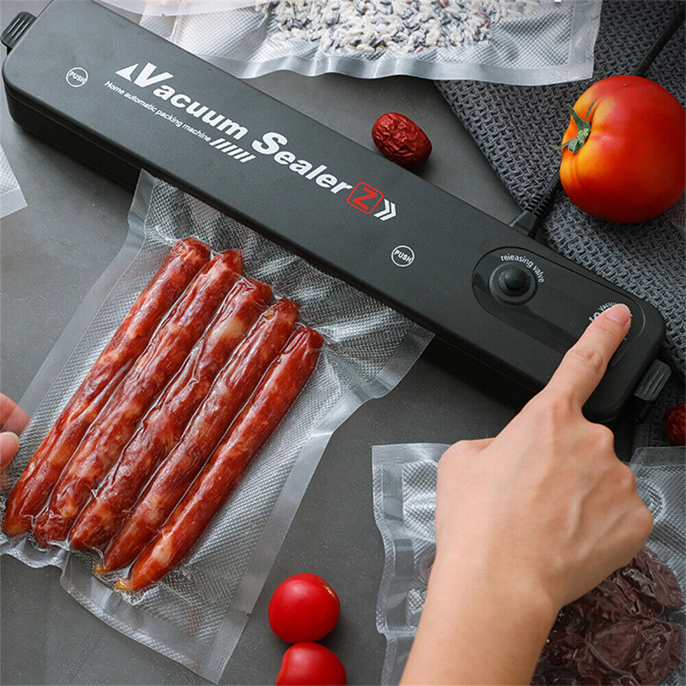 Electric Home Kitchen Food Saver Vacuum Bag Sealer Packing