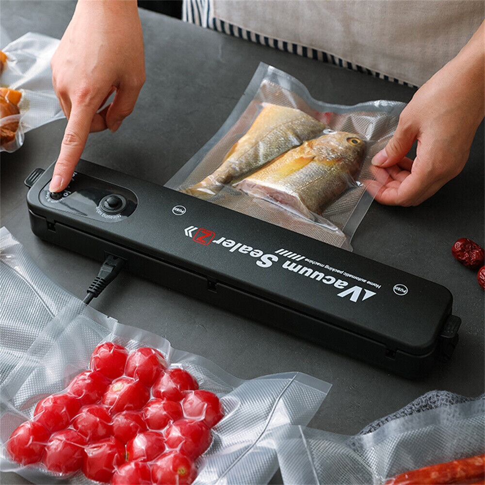 Electric Home Kitchen Food Saver Vacuum Bag Sealer Packing