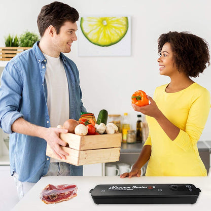 Electric Home Kitchen Food Saver Vacuum Bag Sealer Packing